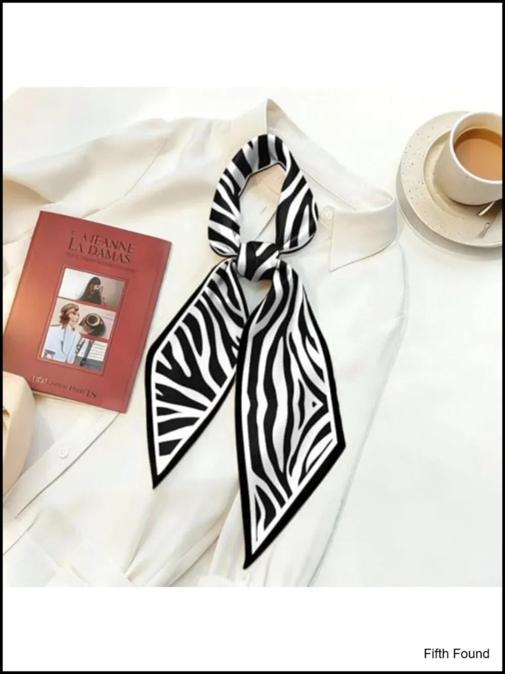 Satin Silk Feeling Long Scarf for Hair Neck Handbag Decoration Women Girls